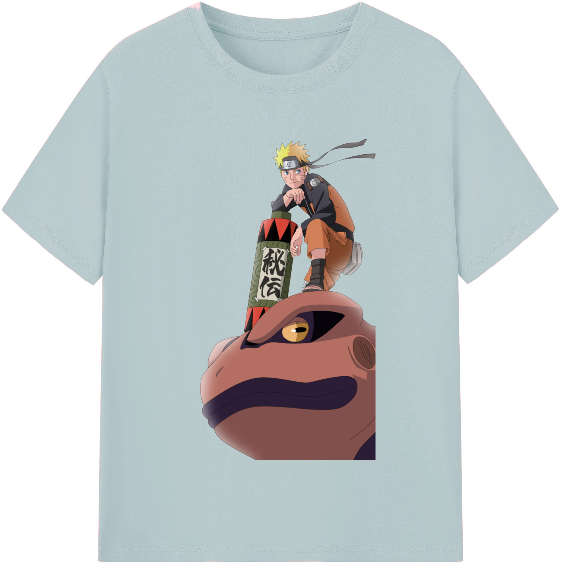 （画像用） NARUTO -ナルト- うずまき ナルト Uzumaki Naruto 綿100％半袖Tシャツ（フロントプリント）
